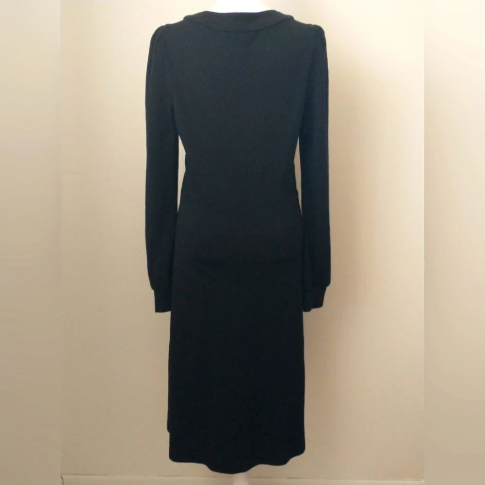Diane Von Fursteberg wool puff sleeve midi sweater dress 10 - Picture 7 of 10